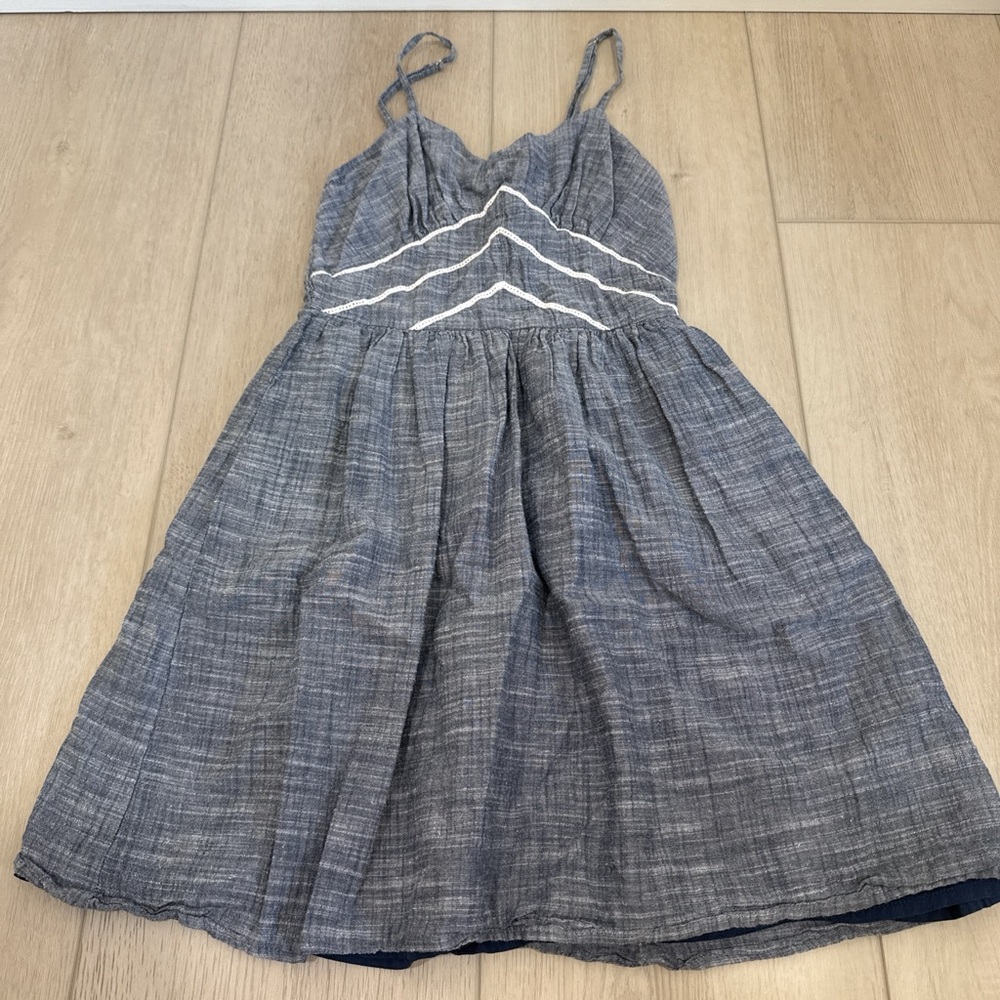 Blue Spaghetti Strap Dress Womens Size S